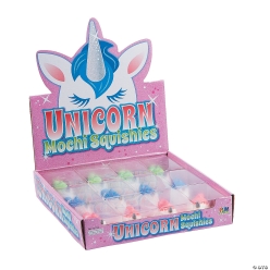 Unicorn Mochi Squishies - 12Pk